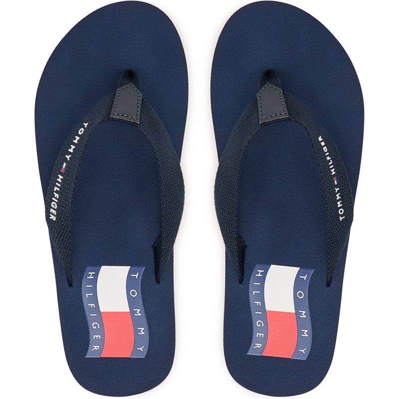 Pantoletten Tommy Hilfiger T3X8-34408-0058 Blau