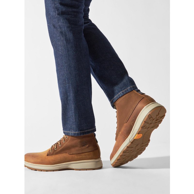Schnürschuhe Timberland Atwells Ave Wp Boot TB0A43TNF131 Braun