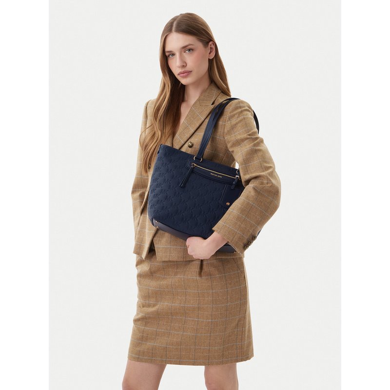 Handtasche MICHAEL Michael Kors Jet Ser 30S6GTVT6B Dunkelblau