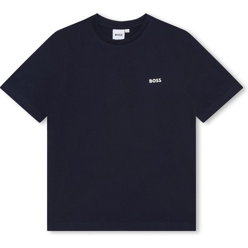 Boss T-Shirt J25P23 S Dunkelblau Regular Fit
