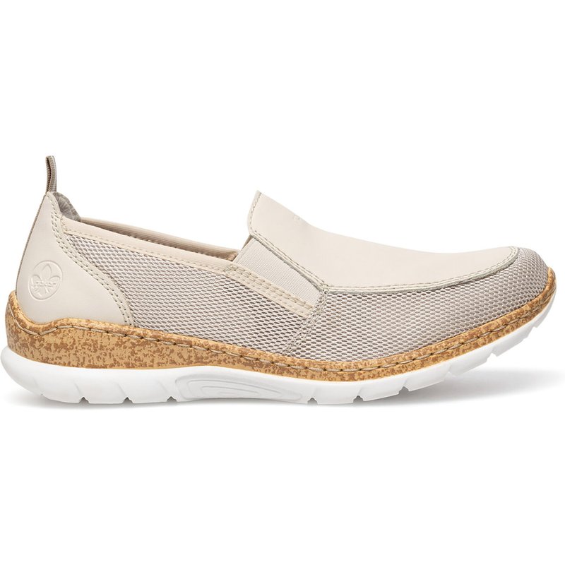Halbschuhe Rieker N4275-60 Beige