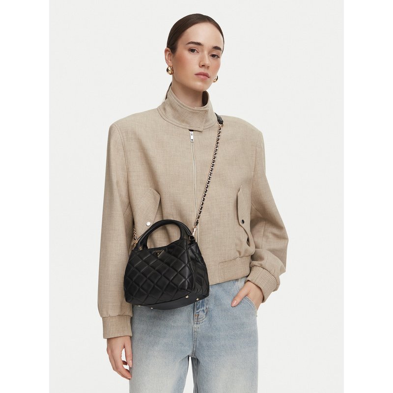 Handtasche Guess Juliet Mini HWQG24 56710 Schwarz
