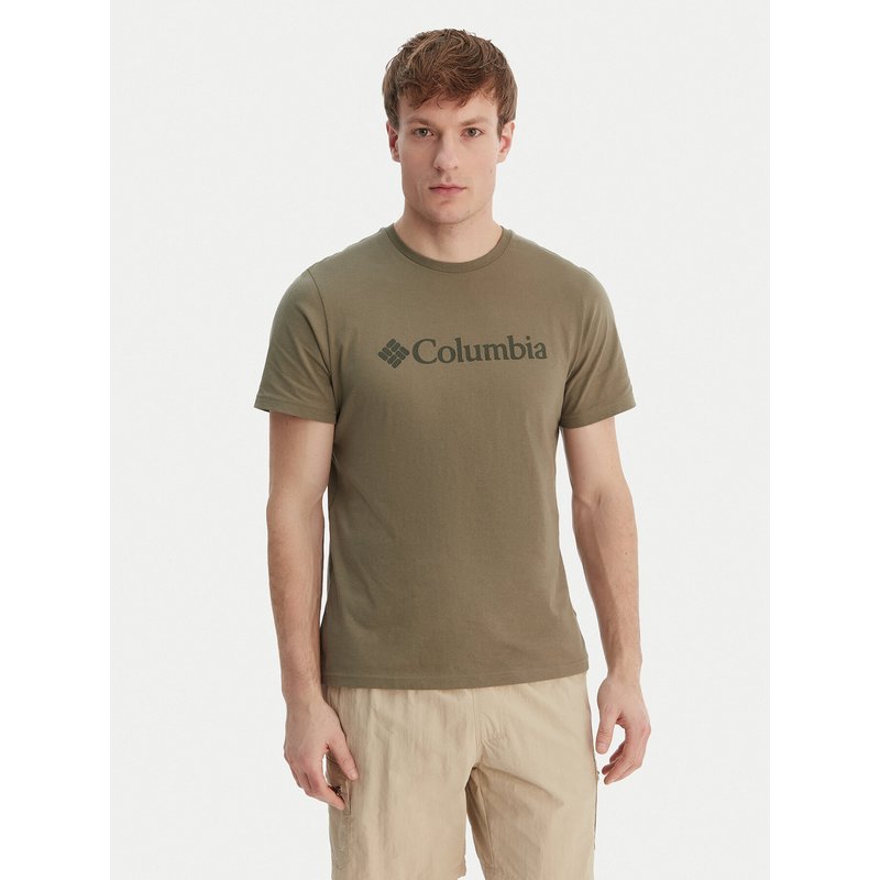 Columbia T-Shirt Basic Logo™ 2155001 Khakifarben Regular Fit