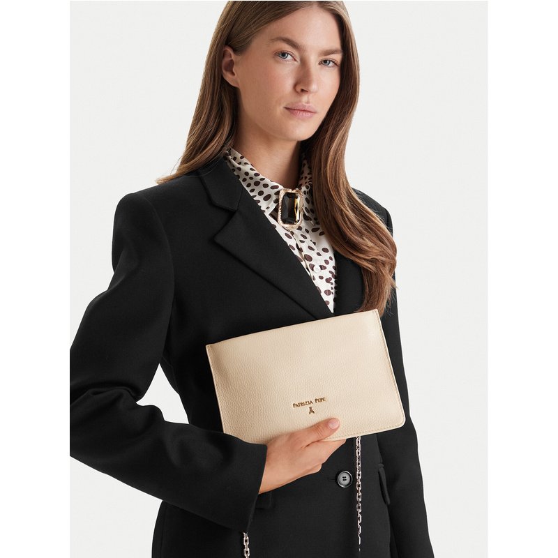 Handtasche Patrizia Pepe 8B0335/L001-W405 Creme