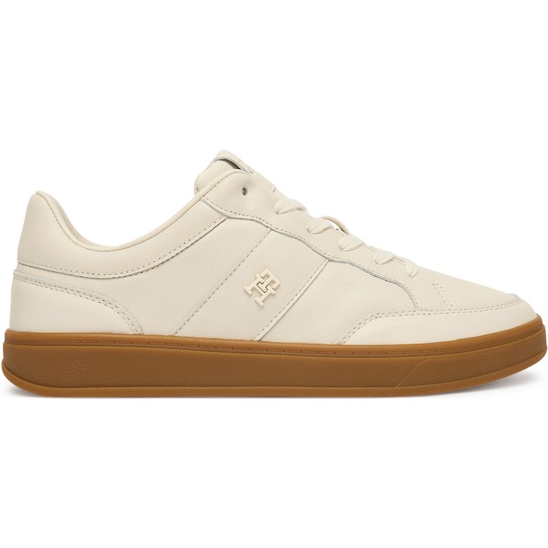Sneakers Tommy Hilfiger Th Heritage Court Sneaker Ltr FW0FW09028 Écru