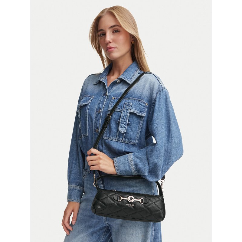 Handtasche Guess Frances Mini HWQG22 41720 Schwarz