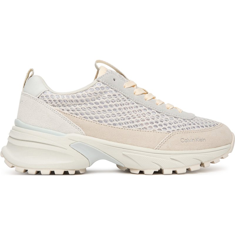 Sneakers Calvin Klein Hike Runner Lace Up Techmix YW0YW02030 Écru
