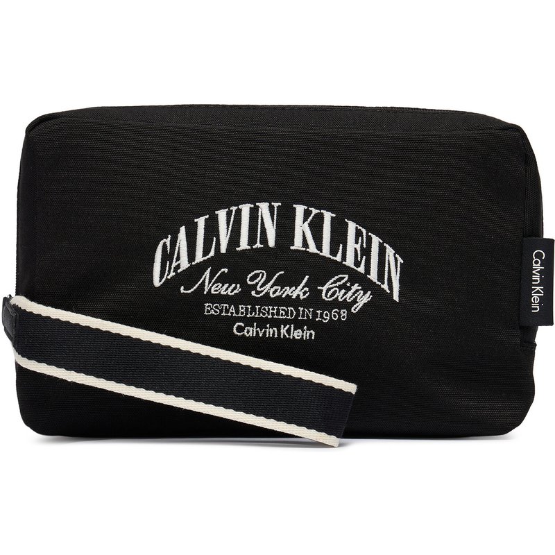 Kosmetiktasche Calvin Klein Graphic Pouch LV04D1236G Schwarz