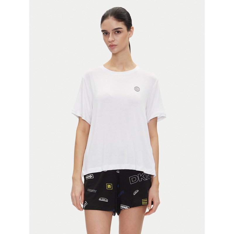 DKNY Pyjama YI70051 Schwarz Regular Fit