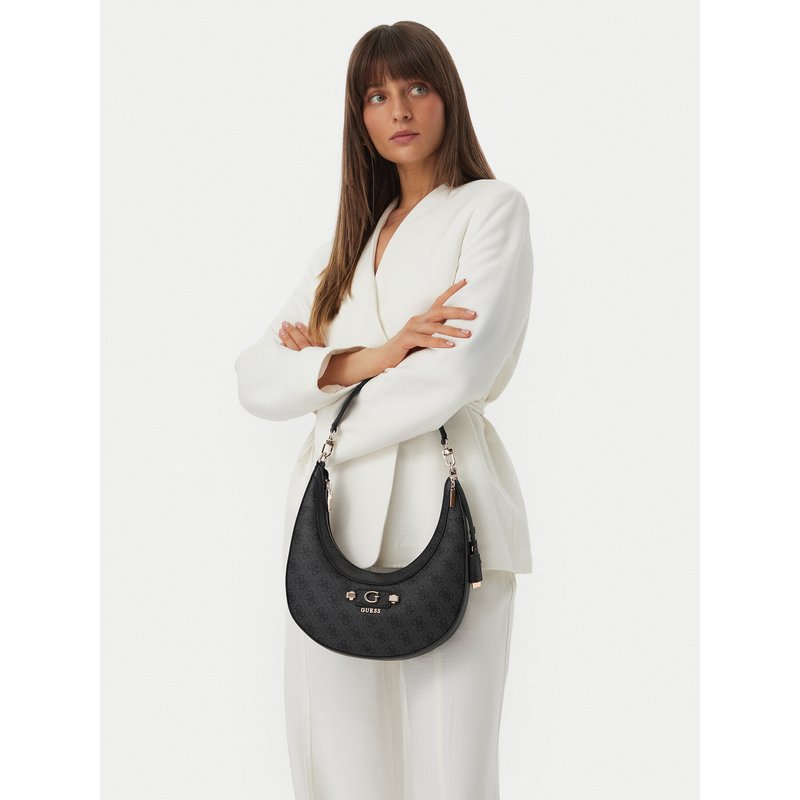 Handtasche Guess Lindsey HWSG97 49010 Schwarz