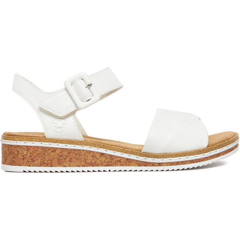 Sandalen Rieker V3691-80 Weiß