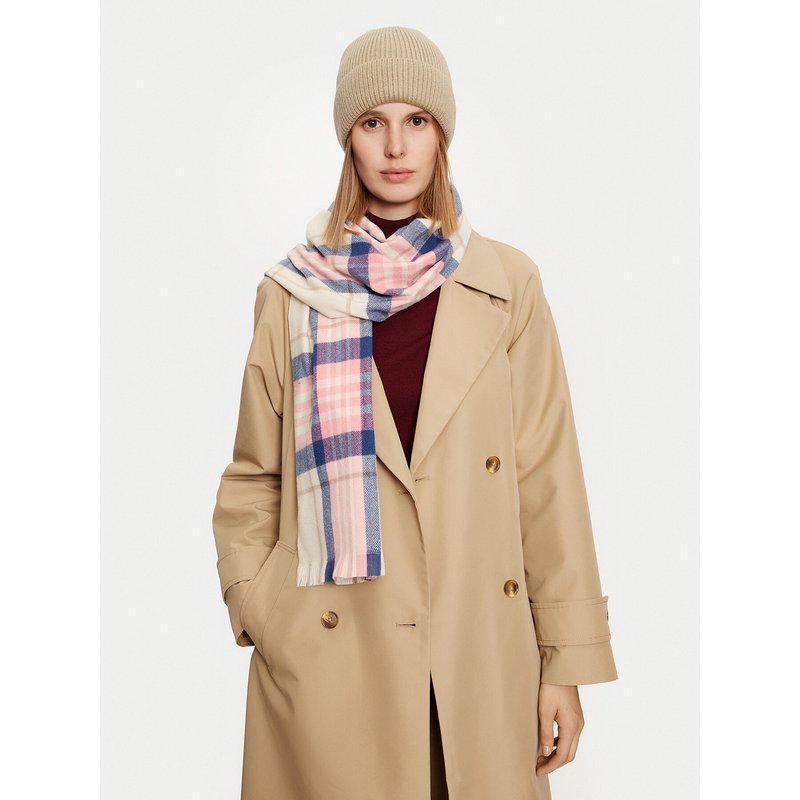 Set Schal und Mütze Pieces Janna 17153149 Beige
