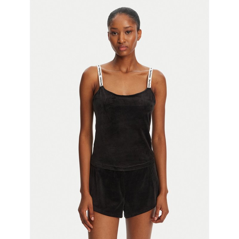 Juicy Couture Top Elina JCLCT125501 Schwarz Slim Fit