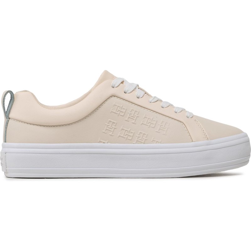 Sneakers Tommy Hilfiger Embossed Vulc FW0FW07376 Beige