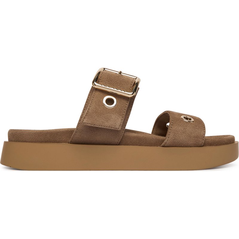 Pantoletten Inuikii Tilda Buckle 1004.003.0631 Beige
