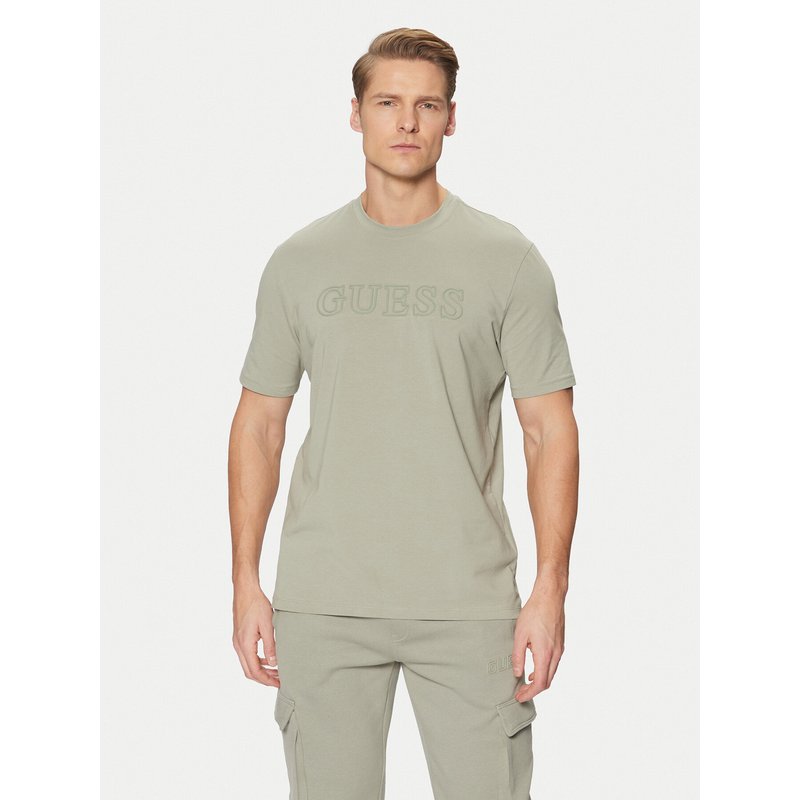 Guess T-Shirt Z2YI11 J1314 Grün Regular Fit