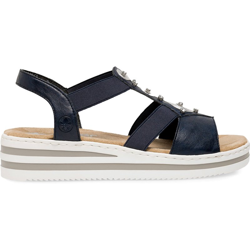Sandalen Rieker V0287-14 Dunkelblau