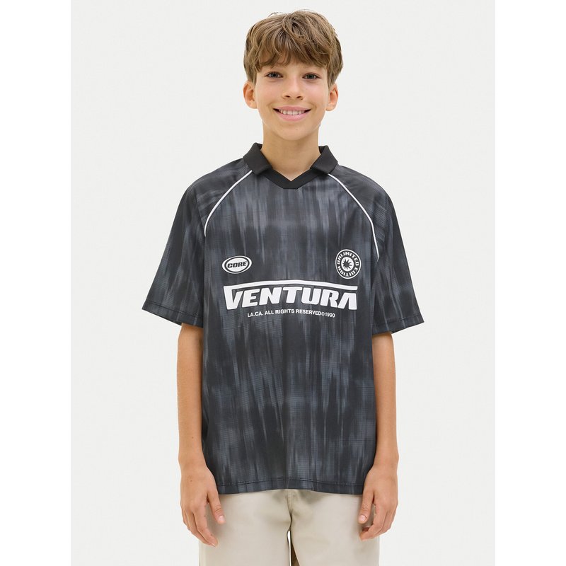Jack & Jones Junior Poloshirt Lido 12278700 Grau Loose Fit