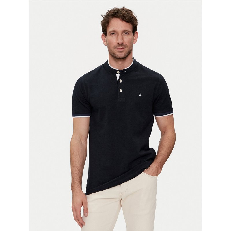 Jack & Jones Poloshirt Paulos 12199711 Dunkelblau Slim Fit