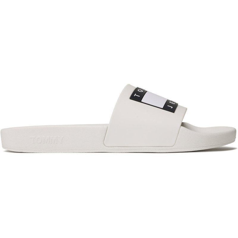Pantoletten Tommy Jeans Pool Ess EM0EM01191 Weiß