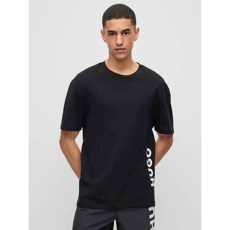 Hugo T-Shirt 50493727 Schwarz Relaxed Fit