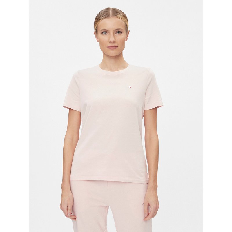 Tommy Hilfiger T-Shirt Modern WW0WW39848 Rosa Regular Fit