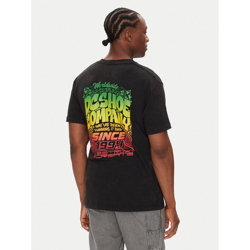 DC Shoes T-Shirt ADYZT05450 Schwarz Heritage Fit