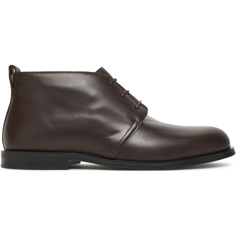 Schnürschuhe Calvin Klein Ess Rubber Desert Boot Lth HM0HM01979 Braun