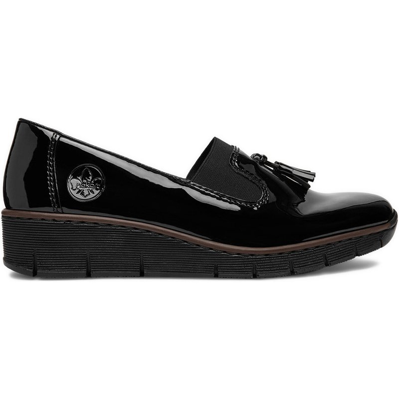 Halbschuhe Rieker CEO-53751-00 Schwarz
