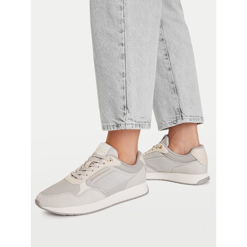 Sneakers Tommy Hilfiger Th Retro Runner FW0FW09690 Hellgrau