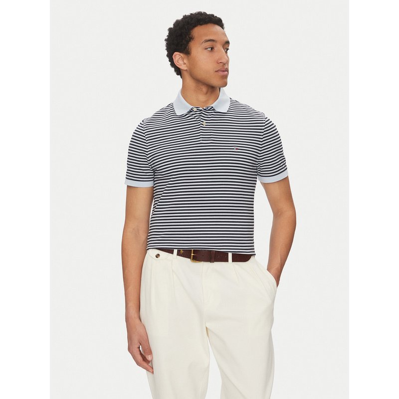 Tommy Hilfiger Poloshirt 1985 MW0MW17770 Dunkelblau Regular Fit