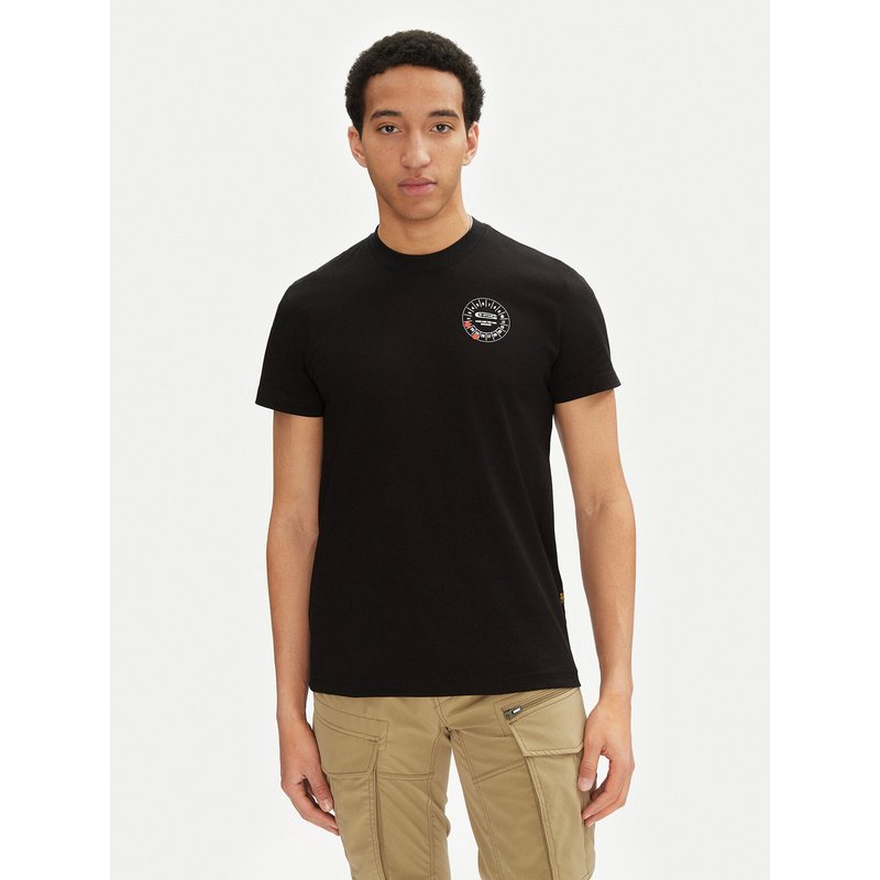 G-Star Raw T-Shirt Gauge D25972-C336 6484 Schwarz Regular Fit