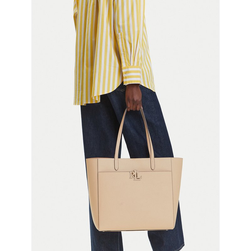 Handtasche LAUREN RALPH LAUREN Cameryn 431960183004 Beige