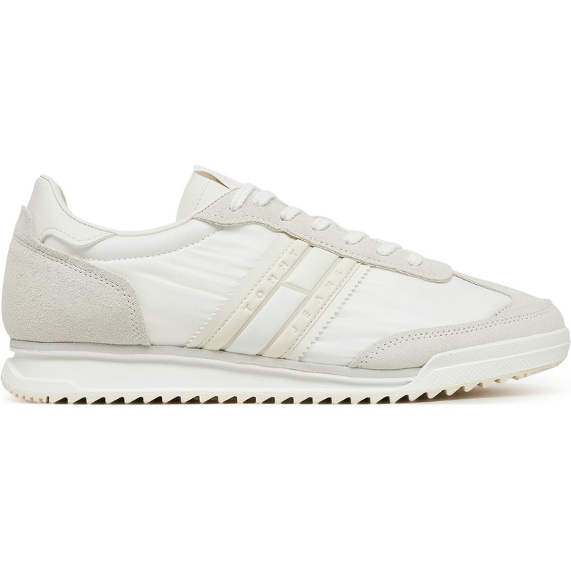 Sneakers Tommy Jeans Tjm Retro Runner Cleated EM0EM01527 Weiß