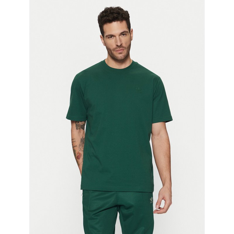 adidas T-Shirt Trefoil Series JD0680 Grün Regular Fit