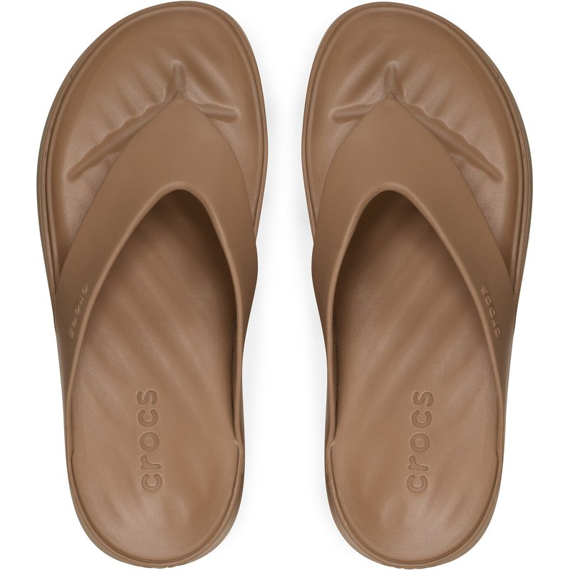 Zehentrenner Crocs Getaway Platform Flip 209410 Braun