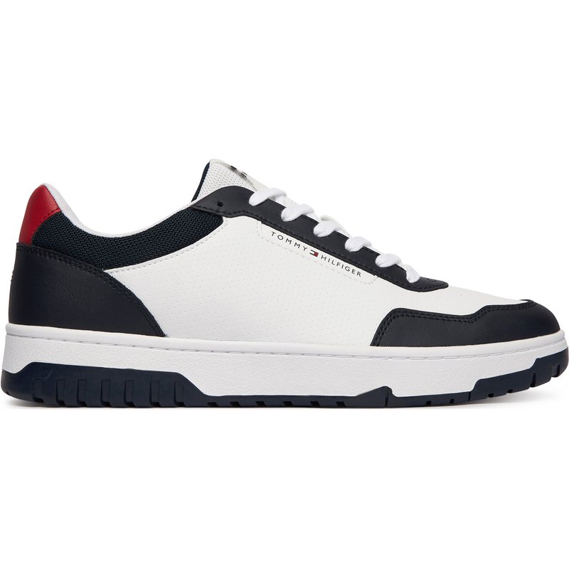 Sneakers Tommy Hilfiger Basket Core Lite Lth Block FM0FM05713 Weiß