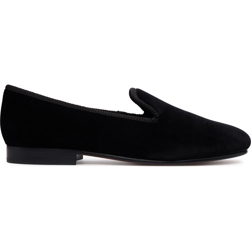 Slipper Polo Ralph Lauren Paxton Velvet 811P07663001 Schwarz