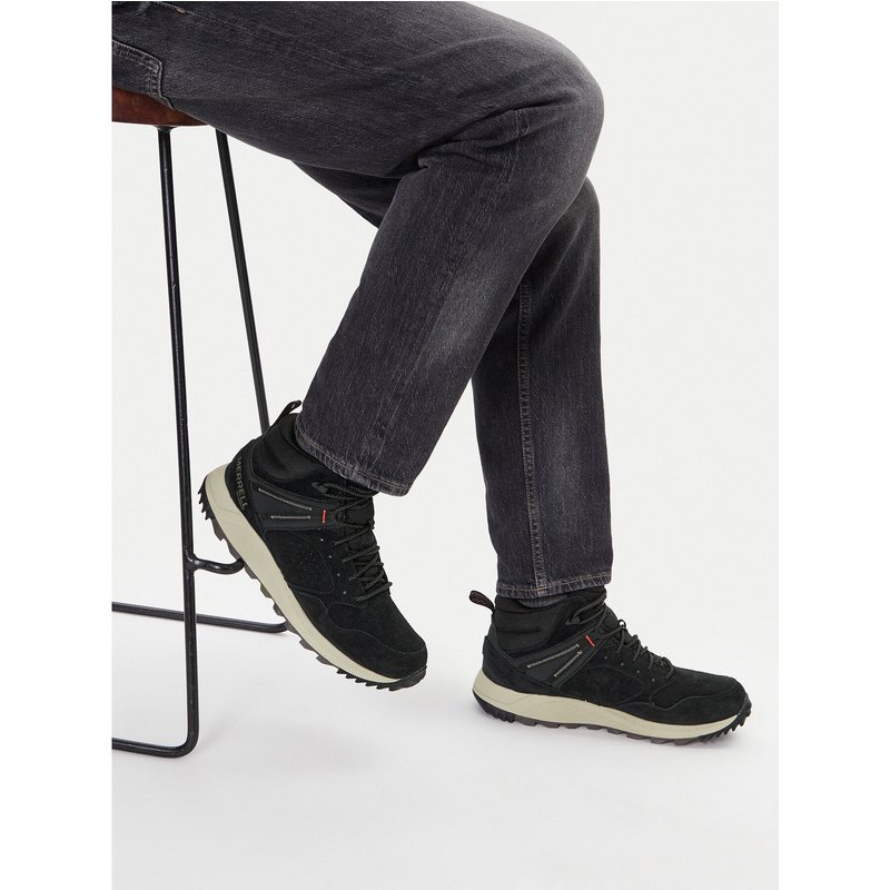Schnürstiefeletten Merrell Wildwood Mid Ltr Wp J068027 Schwarz