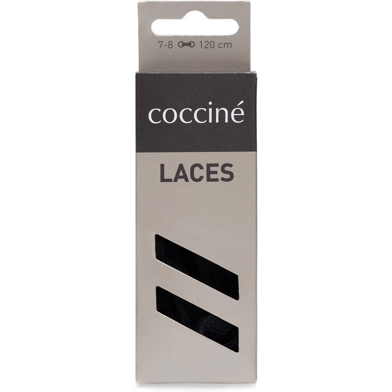 Schnürsenkel Coccine SZNUROWADŁA 120 cm P7 BAWEŁNIANE v.AZ Schwarz
