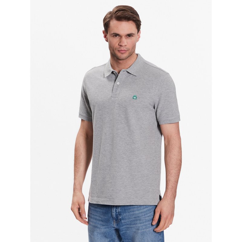 United Colors Of Benetton Poloshirt 3089J3179 Grau Regular Fit