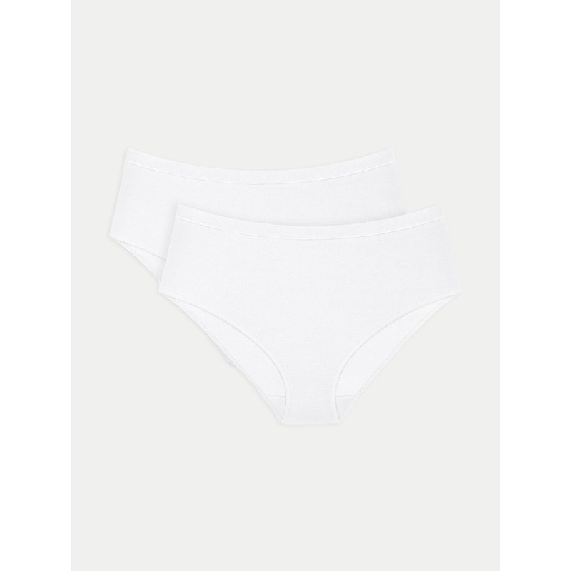 Triumph Klassische Pantys mit hohem Bund-Set Sense Of Modal 10224762 Weiß