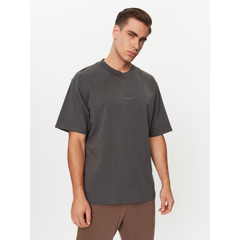 New Balance T-Shirt Athletics Linear T-Shirt MT33560 Schwarz Regular Fit