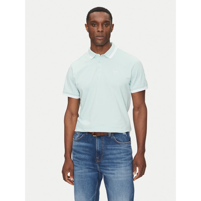 Guess Poloshirt M2GP34 KARS0 Grün Regular Fit