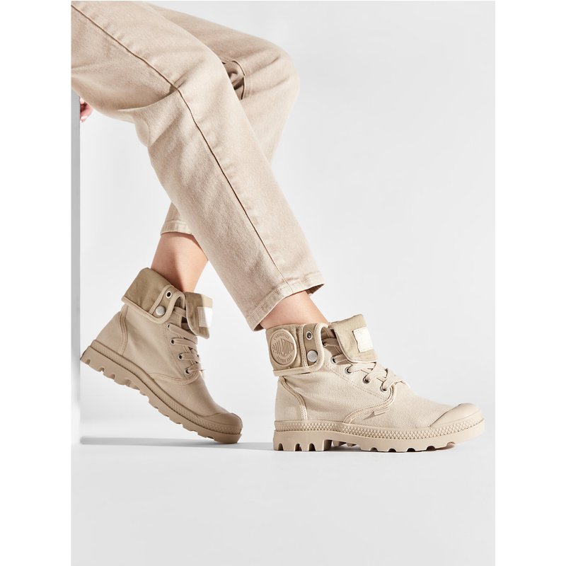 Schnürstiefeletten Palladium Baggy 92353-221-M Beige