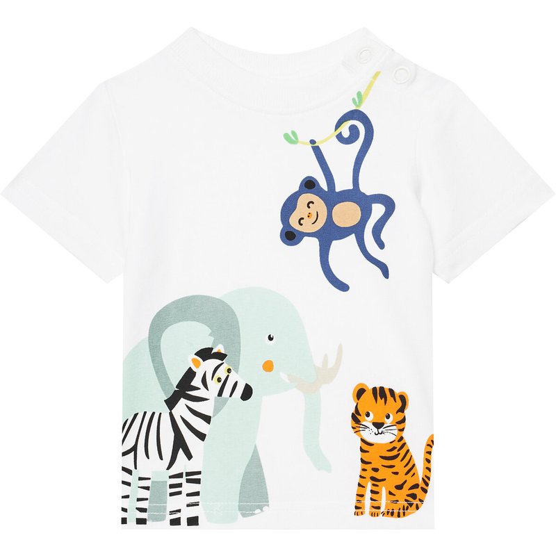 Coccodrillo T-Shirt WC5143201TBN Weiß Regular Fit