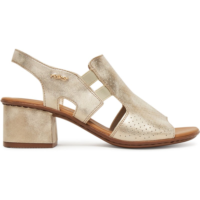 Sandalen Rieker 64665-60 Goldfarben