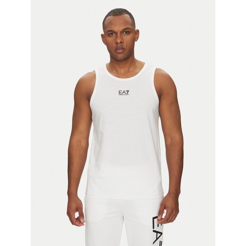 EA7 Emporio Armani Tank-Top 7M000295 AF10375 U0002 Weiß Regular Fit