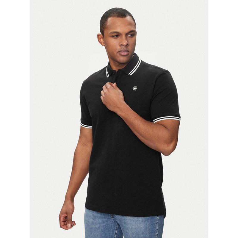 G-Star Raw Poloshirt Dunda D17127-5864 Schwarz Slim Fit