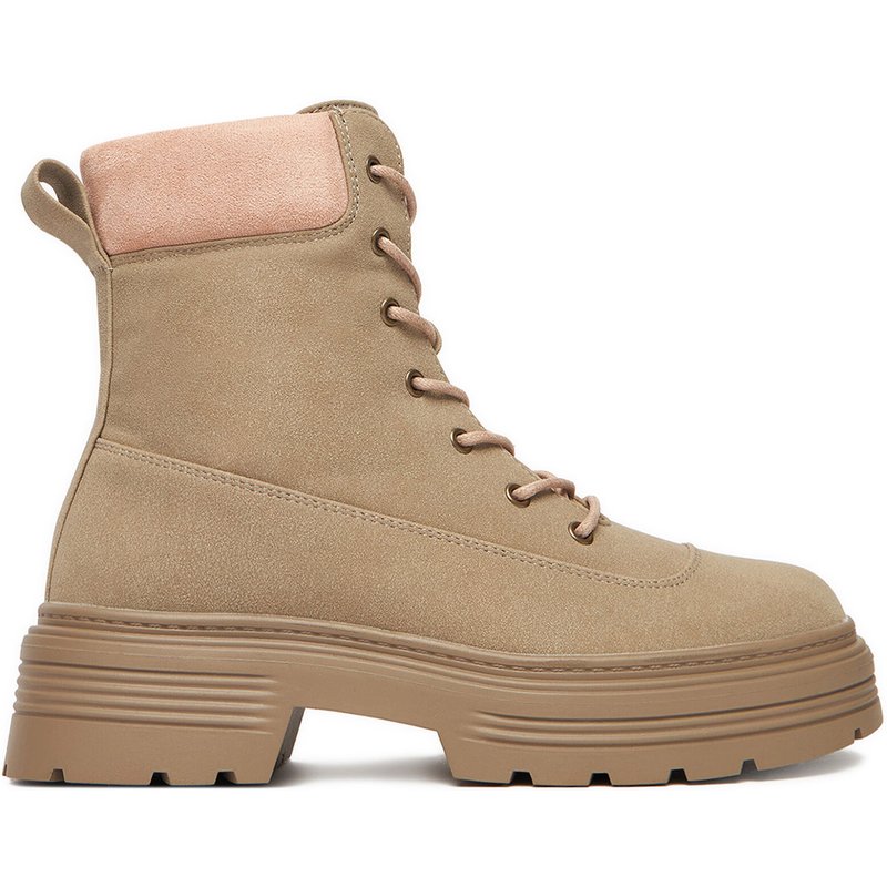 Schnürschuhe DeeZee 25519-1 Beige